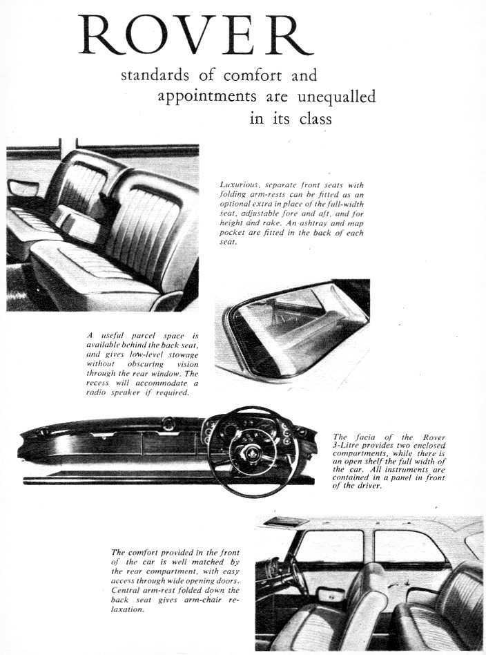 1961 Rover P5 3 Litre 6 Cylinder Mark I Saloon Page 2